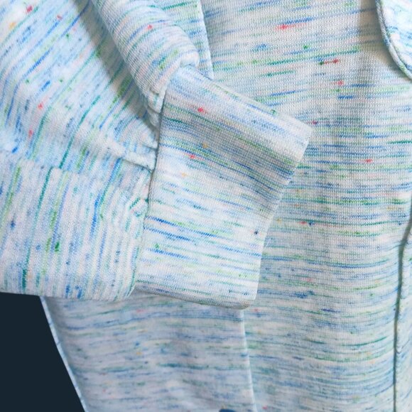 1OF1 Medium Blazer Jacket Womens True Vintage Speckled Disco Handmade 1970's Mom - Picture 4 of 6